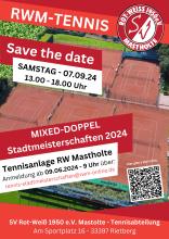Mixed-Doppel Stadtmeisterschaften 2024 in Mastholte Update