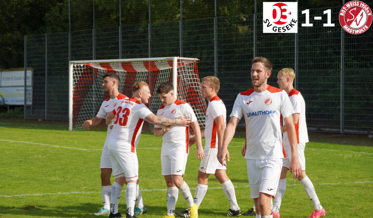 Jubel nach der 0:1 Führung