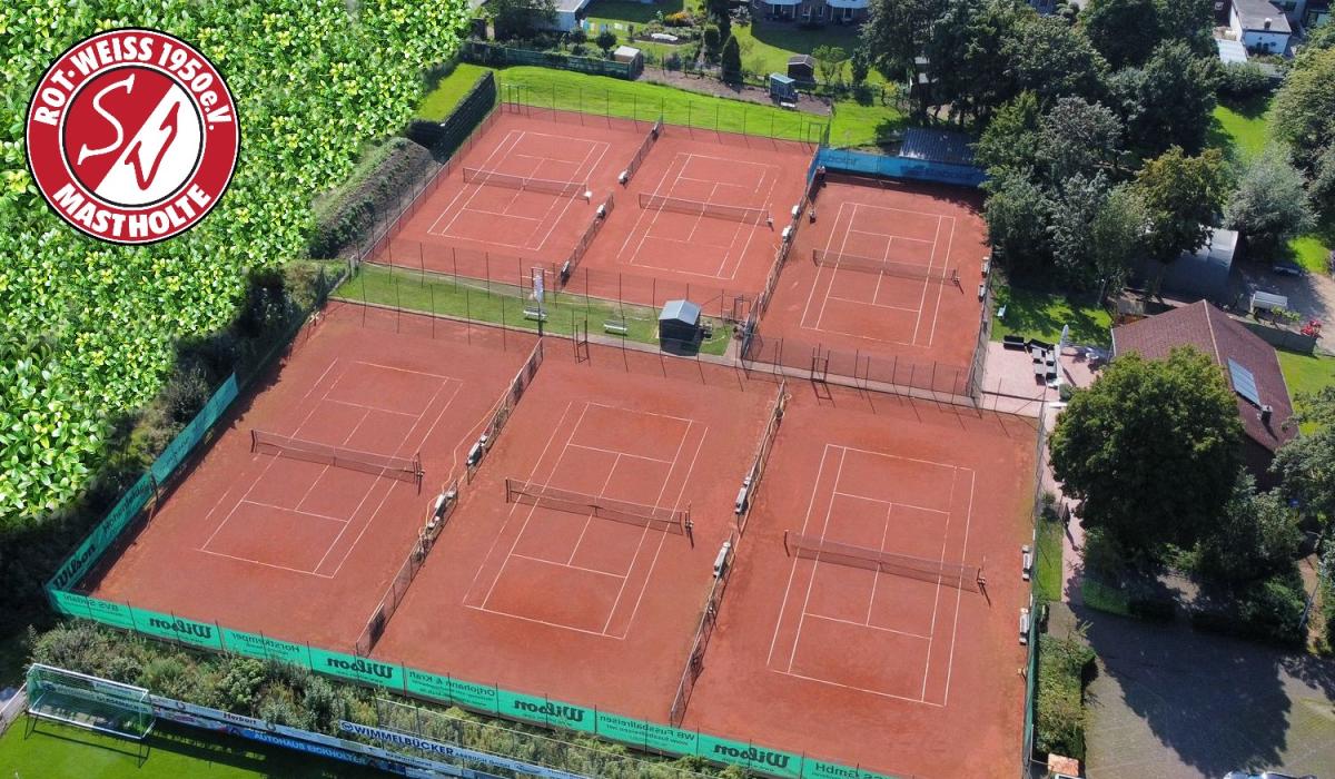 Luftbild von unseren Tennisplätzen