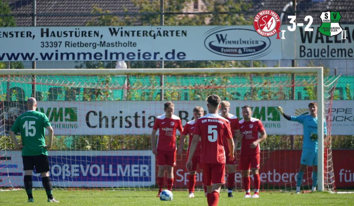 Die RWM Abwehr in Erwartung eines Freistoßes