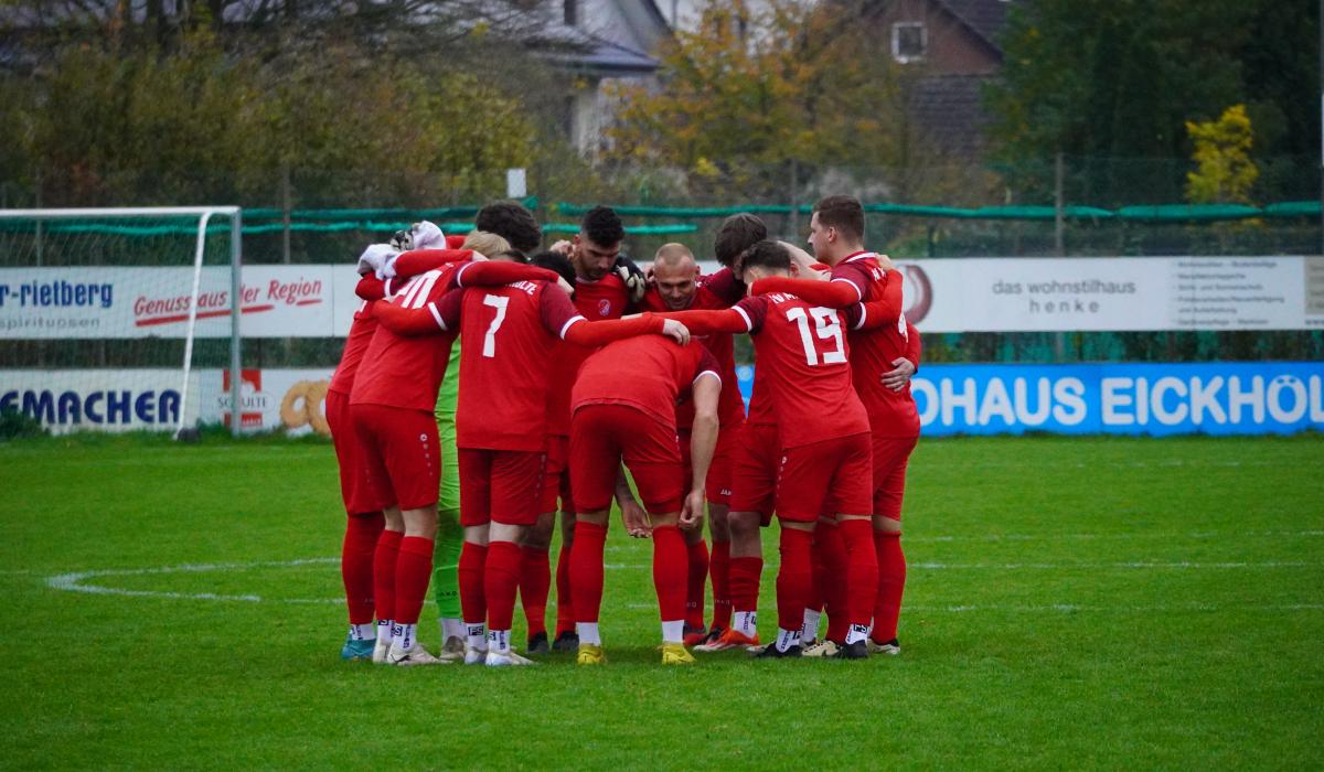 Mannschaft vor dem Spiel