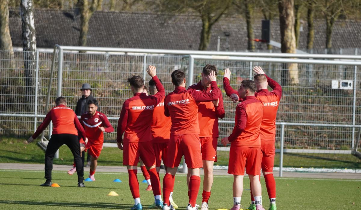 Zusammenhalt vor dem Spiel