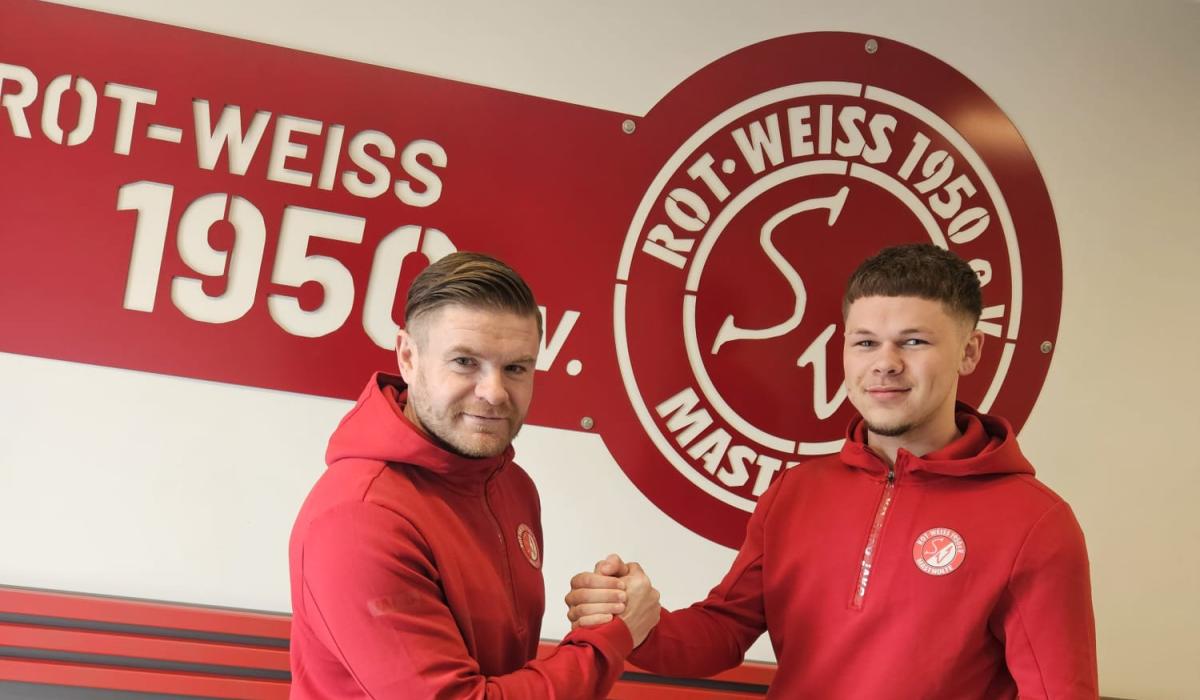 Neuzugang Maxi mit Trainer Andrej
