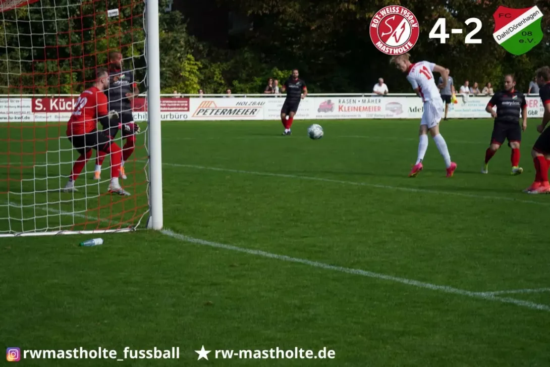 Niklas Rauh Sekunden vor dem 1:0