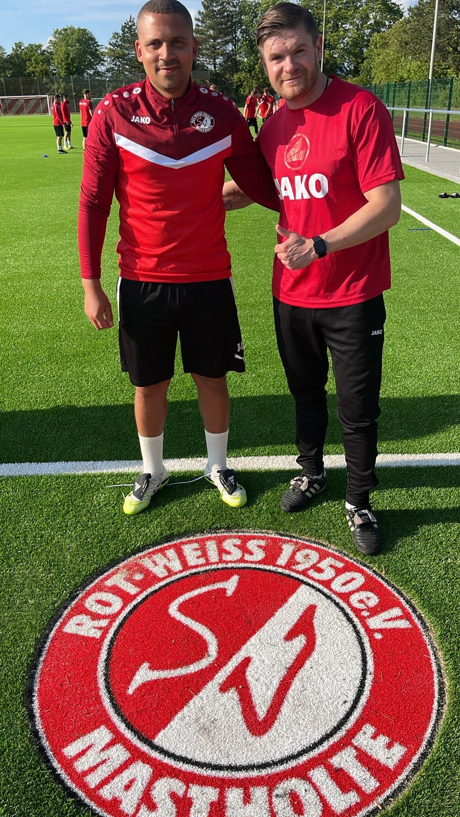 Marcus und Trainer Andrej
